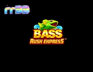 Pemandangan danau yang tenang dalam permainan slot Bass Rush Express